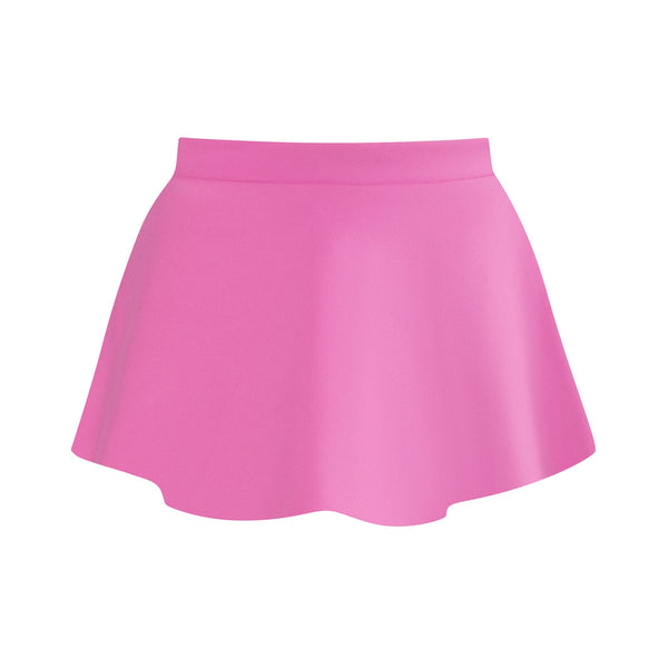 Pink skirt on a white background