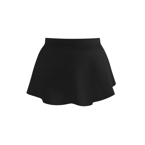 Black skirt on a white background