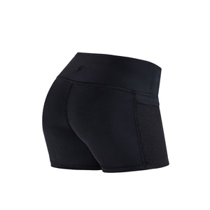 Energetiks Madison Pocket Short | Black Mesh