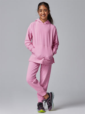 Running Bare Hair Toss Hoodie - Lip Gloss (Girls)