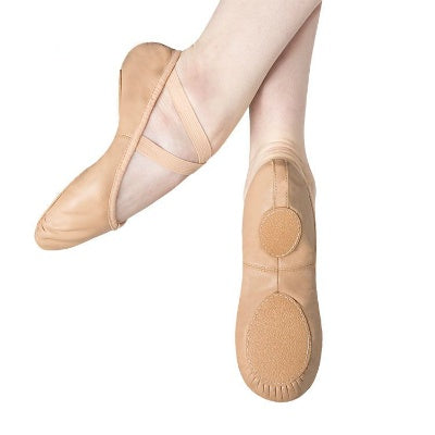Bloch Acro shoe (Child), colour tan, dancer displaying fit and design | Dancewear Nation Australia