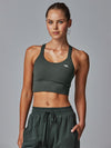 Running Bare Power Up Sports Bra - Moss (Adult)