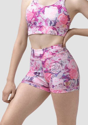 Uactiv Rosette Shorts - Pink Roses