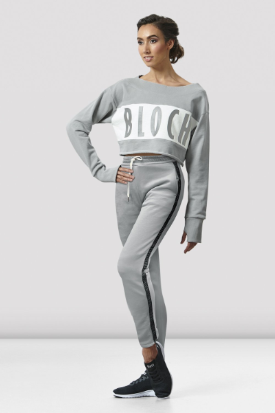 Bloch SALE | Logo Track Pant | Grey | Adult
