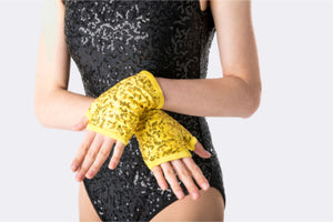 Sequin Fingerless Gloves | Dancewear Nation Australia