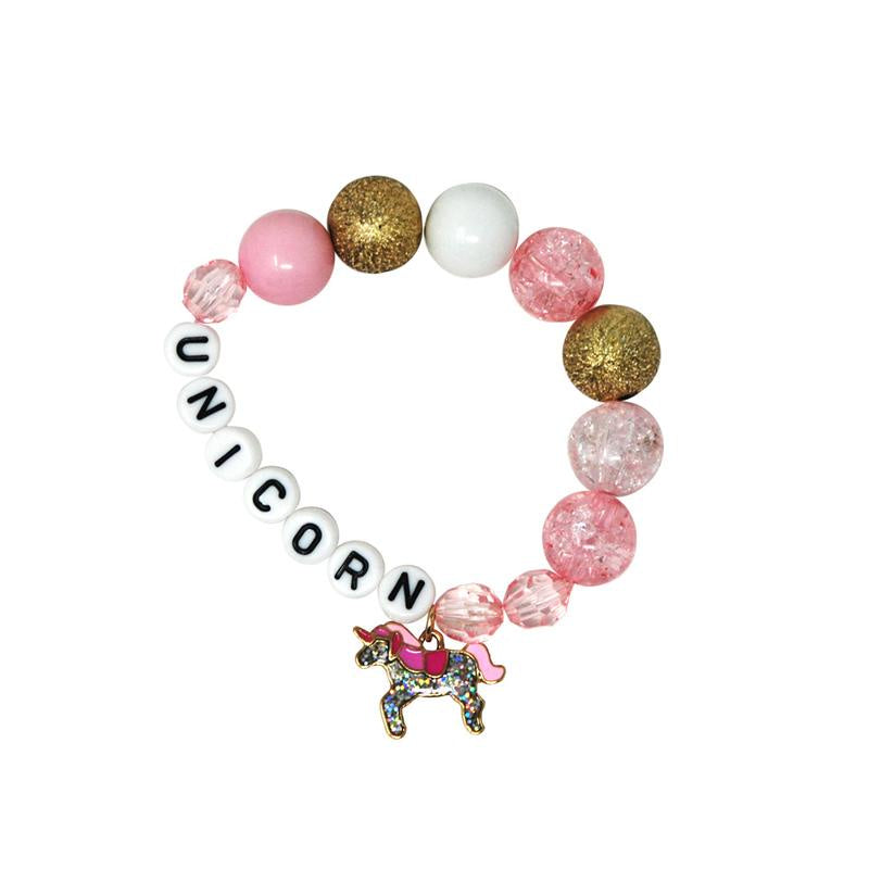 Unicorn Letters & Charm Bracelet