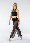 Studio 7 Mesh Performance Crop | Black