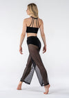 Studio 7 Mesh Performance Crop | Black