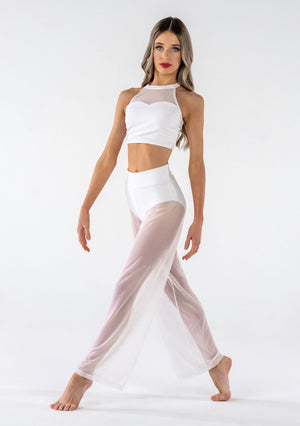 Studio 7 Mesh Performance Pants | White