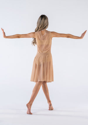 Studio 7 Mesh Performance Dress | Cashew