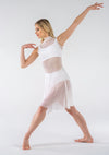 Studio 7 Mesh Performance Dress | White