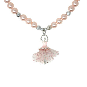 Little Ballet Dancer Necklace & Bracelet Set
