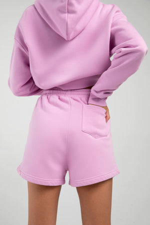 Bloch SALE | Off Duty High Waisted Terry Shorts | Bubble Gum