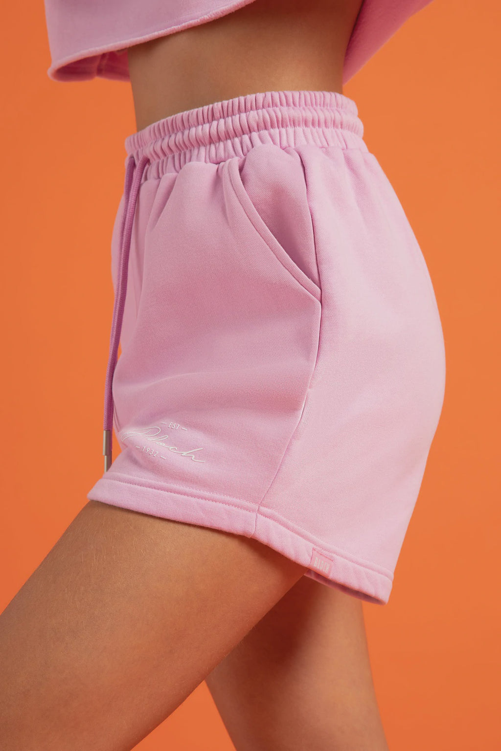 Bloch Off Duty High Waisted Terry Shorts | Bubble Gum | $59.95