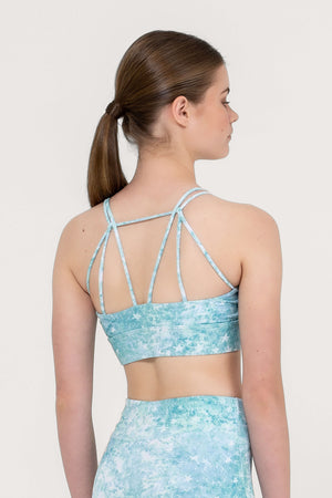 Uactiv June Crop Top | Blue Sprinkle