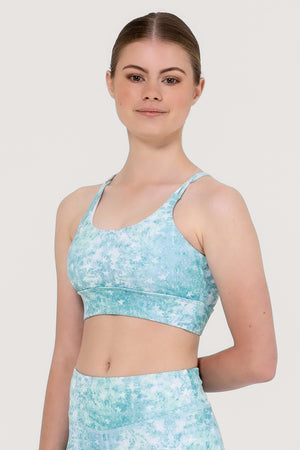 Uactiv June Crop Top | Blue Sprinkle