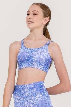 Uactiv June Crop Top | Purple Sprinkle