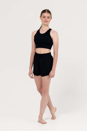 Uactiv Lillian Crop Top | Black