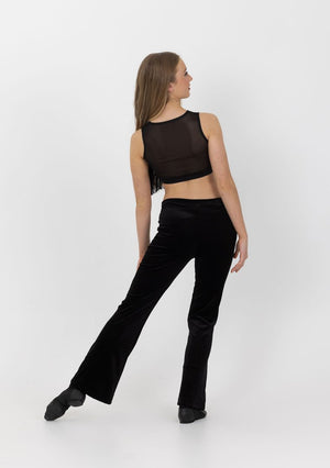 Studio 7 Velvet Stage Pants | Black