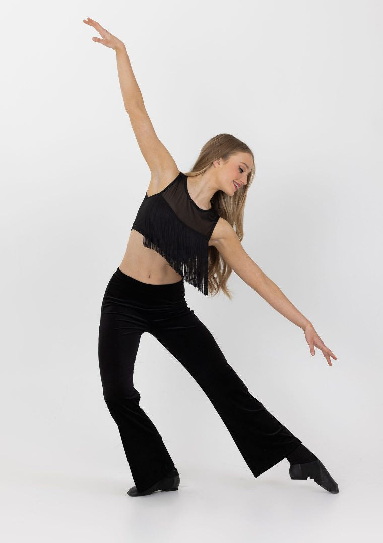 Studio 7 Velvet Stage Pants | Black