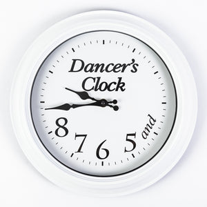 Mad Ally Ballerina Clock - White