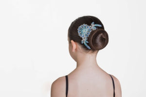 Sapphire Sparkle Hair Comb | Dancewear Nation Australia